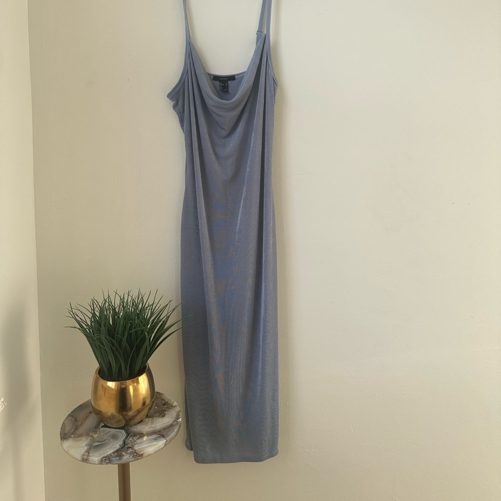 Forever 21 - Cowl Neck Cami Dress - Light Blue